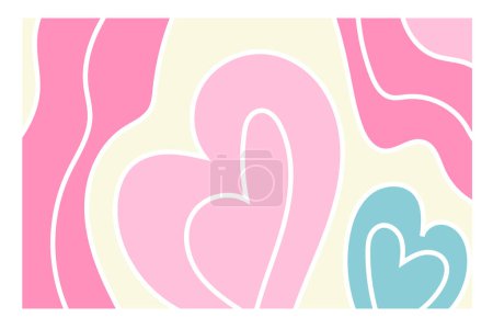 Illustration for Vector Pastel of Pink Mozaic Abstract Background Graphic Resource - Royalty Free Image