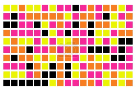 Vector Cuadrado Retro Colores Fondo Resumen para su Diseño Gráfico de Recursos