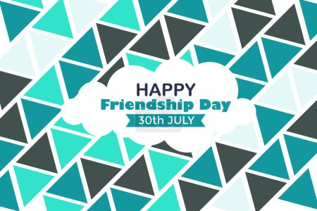 Téléchargez les photos : Happy Friendship Day 30 Juillet Résumé de fond pour votre ressource graphique - en image libre de droit