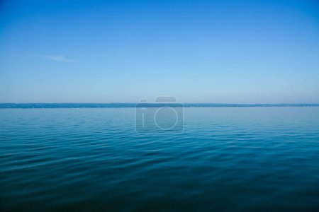 lake ammer in summertime, blue sky