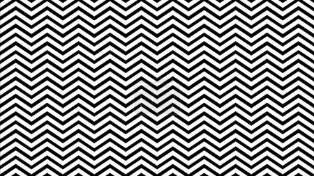 Zigzag patrón sin costuras. Fondo en zigzag blanco y negro. Patrón geométrico sin costuras. diseño de ilustración.