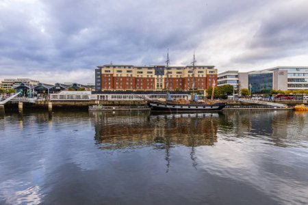 Photo for Dublin on the River liffey - Royalty Free Image