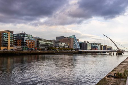 Photo for Samuel Beckett Bridge Dublin Ireland - Royalty Free Image