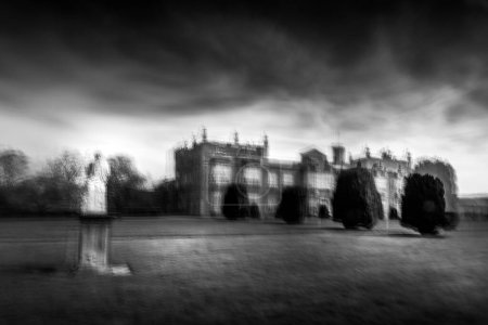 Burton Constable Hall with Intentional camera movement and multiple exposures