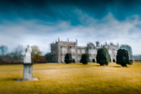 Burton Constable Hall with Intentional camera movement and multiple exposures