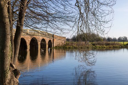 Foto de Puente Burton Constable en Yorkshire, Inglaterra. - Imagen libre de derechos