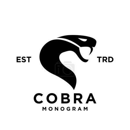 Illustration for Cobra Snake icon design illustration - Royalty Free Image