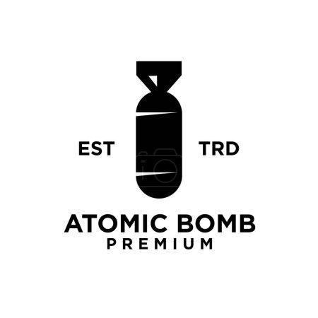 Atomic Bomb icon design illustration template