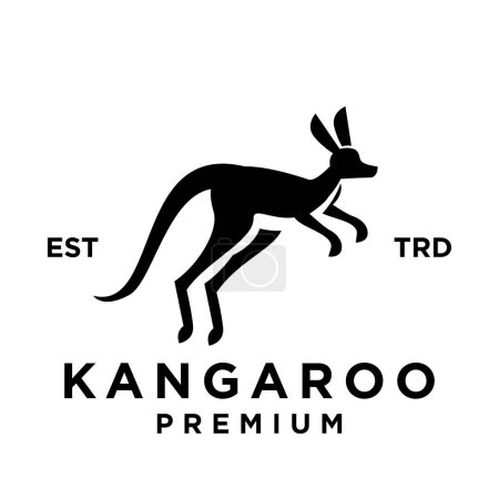 Téléchargez les illustrations : Modèle d'illustration de conception d'icône de kangourou - en licence libre de droit