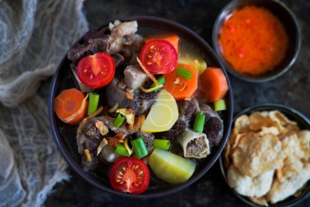 Photo for Indonesian Oxtail Soup : Sop Buntut - Royalty Free Image