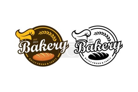 Téléchargez les photos : Modèle de logo boulangerie design - en image libre de droit