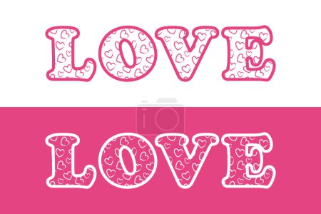 Téléchargez les photos : Modèle de conception coeur texte amour - en image libre de droit