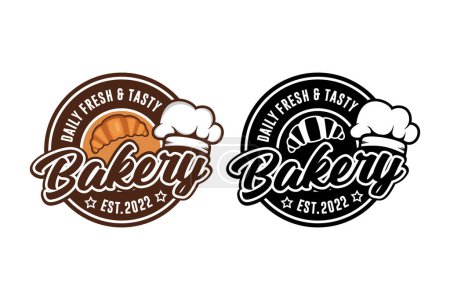 Téléchargez les photos : Modèle de logo de boulangerie frais et savoureux - en image libre de droit