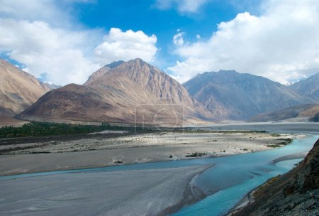Photo for Landscape of mountain river, Mountain stream, Ladakh - Royalty Free Image