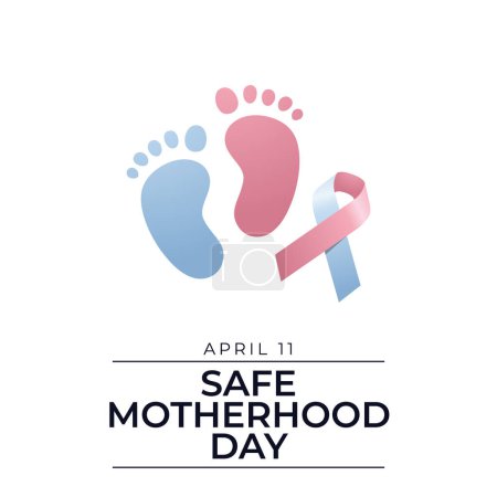 Vektorgrafik des Safe Motherhood Day ideal für die Feier des Safe Motherhood Day.