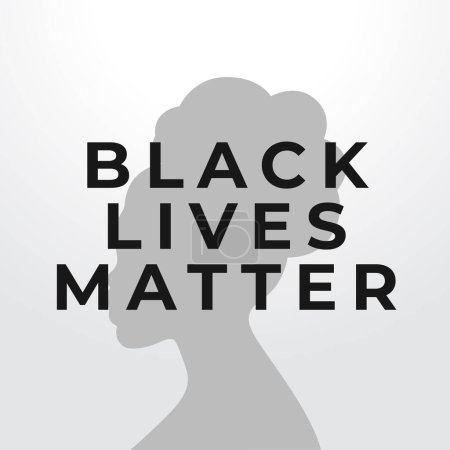 Ilustración de Gráfico vectorial de Black Lives Matter Month ideal para la celebración del Mes de Black Lives Matter. - Imagen libre de derechos