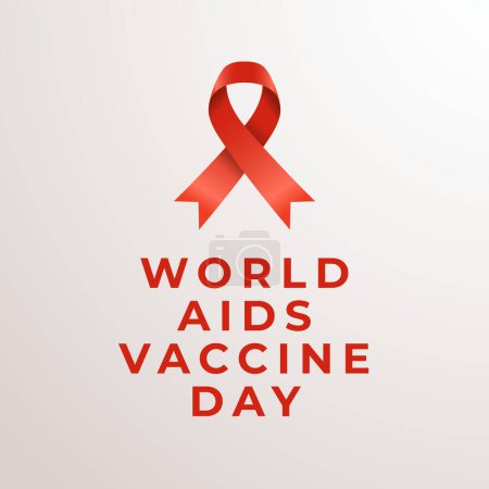 vector graphic of World AIDS Vaccine Day ideal for World AIDS Vaccine Day celebration.