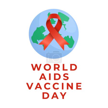 vector graphic of World AIDS Vaccine Day ideal for World AIDS Vaccine Day celebration.