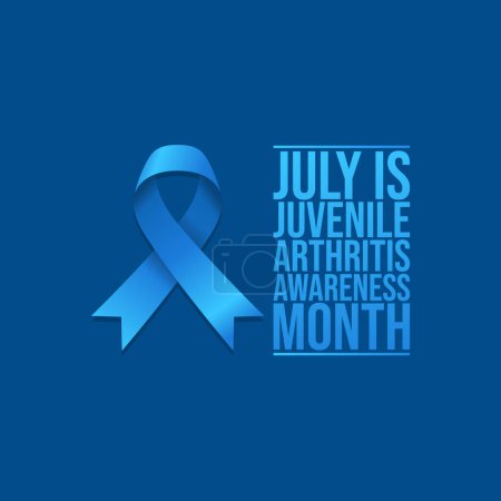 Illustration for Vector graphic of Juvenile Arthritis Awareness Month ideal for Juvenile Arthritis Awareness Month celebration. - Royalty Free Image