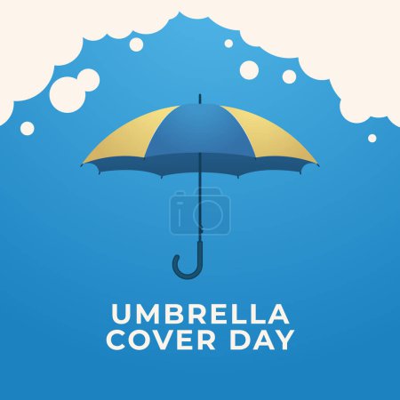 vector graphic of Umbrella Cover Day ideal for Umbrella Cover Day celebration.