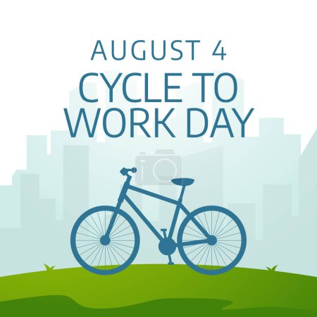 vector graphic of Cycle to Work Day ideal for Cycle to Work Day celebration.