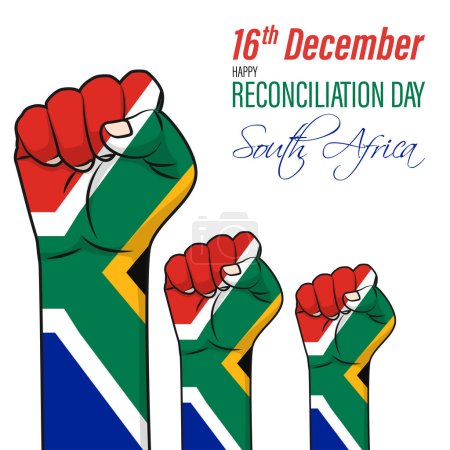Illustration for Vector banner of South Africa Reconciliation Day - Royalty Free Image
