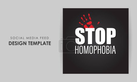 Téléchargez les illustrations : Illustration vectorielle de la Journée internationale contre l'homophobie - en licence libre de droit