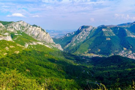 Photo for View of the Vratsa Balkan Mountains, and the Vratsa town. Bulgaria - Royalty Free Image