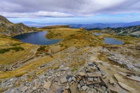 View of 4 of the Seven Lakes, in Rila National Park, southwestern Bulgaria