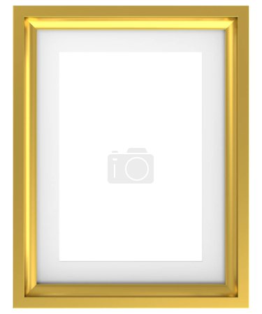 Photo for Picture frame. Portrait frame. 3D illustration. - Royalty Free Image