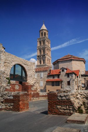 Photo for Croatia, view of the tower in the city, tourist attraction - Royalty Free Image