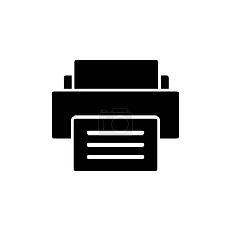 Printer icon isolated on white background. print icon. Fax vector icon.