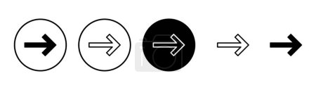 Icono de flecha vector aislado sobre fondo blanco. Símbolo de flecha. Icono vector flecha
