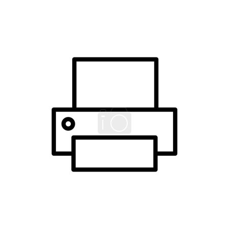 Imprimante icône vecteur isolé sur fond blanc. icône d'impression. Fax icône vectorielle.