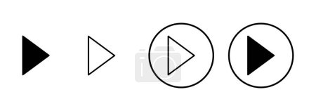 Icône flèche vecteur isolé sur fond blanc. Symbole de flèche. Icône vectorielle flèche