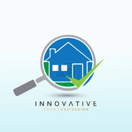 Illustration for Clarity Home Inspection Services needs a new logo - Royalty Free Image