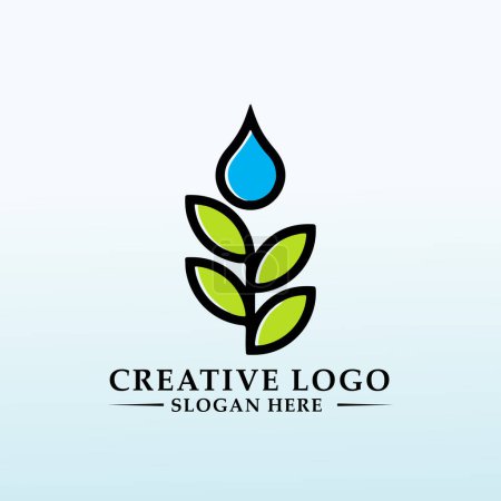 Ilustración de Granja necesita un gran logotipo para vender gran comida - Imagen libre de derechos