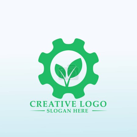 Téléchargez les illustrations : Processus Produit frais ou congelé logo design - en licence libre de droit