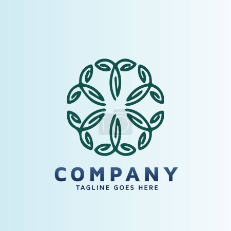 Ilustración de Empresa cosmética cbd necesita su logotipo - Imagen libre de derechos