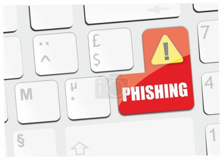 Photo for Computer keyboard with Phishing written on it - Royalty Free Image