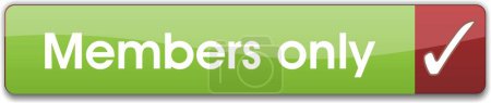 Téléchargez les photos : Mot "membres seulement" écrit sur un bouton vert - en image libre de droit