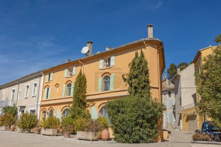 Photo for View of the village center of Rasteau in the Vaucluse - Royalty Free Image