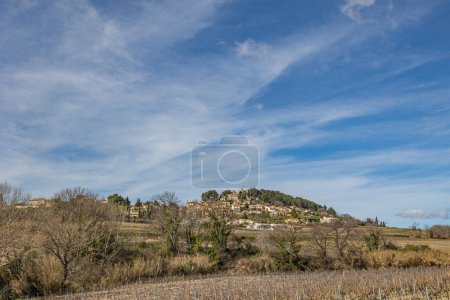 Photo for View of the village of Rasteau (Vaucluse, France) - Royalty Free Image