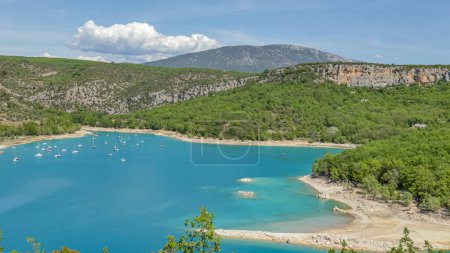 Photo for View of Lake Sainte-Croix (France) - Royalty Free Image