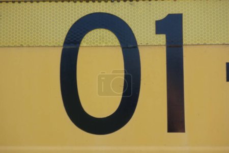 Photo for Symbol of the number one or the first, an arabic numeral - Royalty Free Image