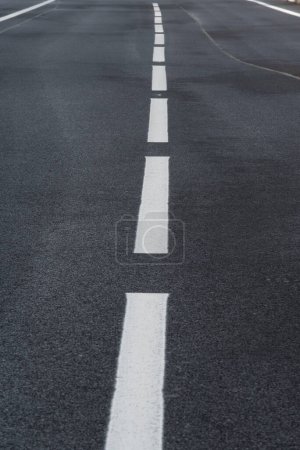 road marking or ground marking on the road in traffic