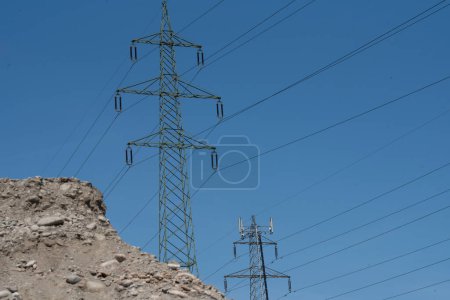 señal de suministro de electricidad y electricidad, consumo de energía y electricidad verde
