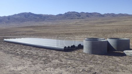 a water pipe or a pipeline in the construction industry