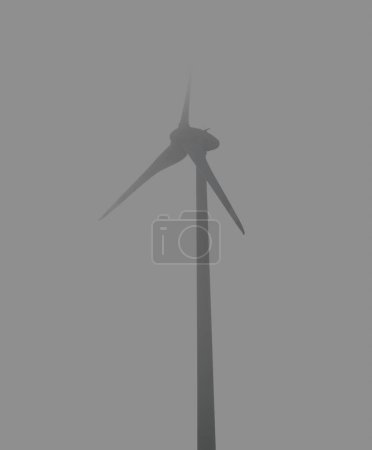 rueda eólica o turbina eólica para generar energía y potencia eléctrica
