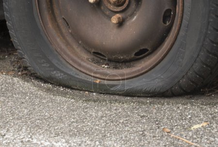 automotive road tire for driving a car on the street